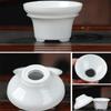 Set da Tè Kung Fu, Tazza da Tè in Ceramica, Set in Porcellana Bianca, Tazza da Tè Blu e Bianca, Coperchio, Ciotola, Set da Tè