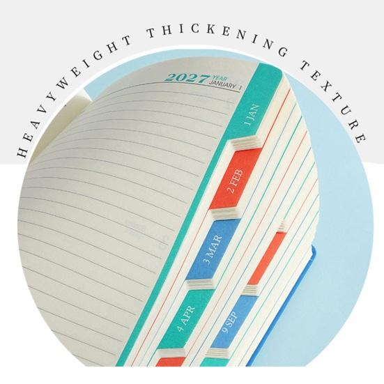Professional Record Keeper 2027 Planner with Monthly And Annual Schedule, A5 Thick Ink-proof Paper Daily Agenda Notebook, Durable PU