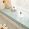 French Retro Pure Cotton Fabric Bay Window Mat Bedroom Balcony Window Sill Card Seat Non-Slip Mat Tatami Mat Sofa Cushion
