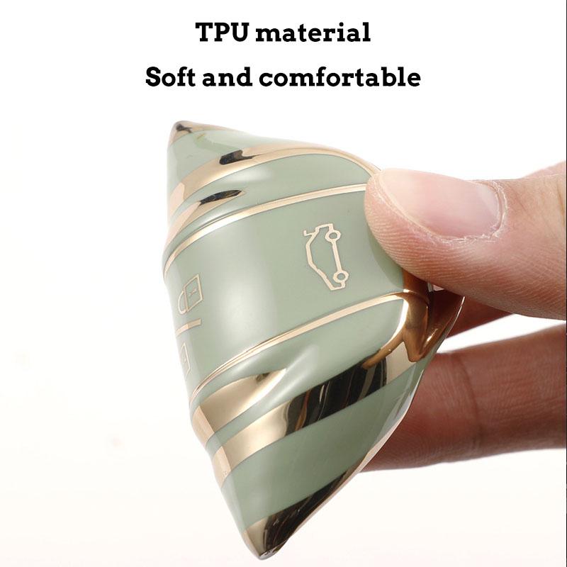 Tesla Car Key Cover Model 3/Model S/Model X Auto Parts Fashion TPU -bump Key Shell -fall TESLA Automotive Key Case