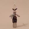 Korean Cute Little Rabbit Plush Pendant Toy Keychain Charm