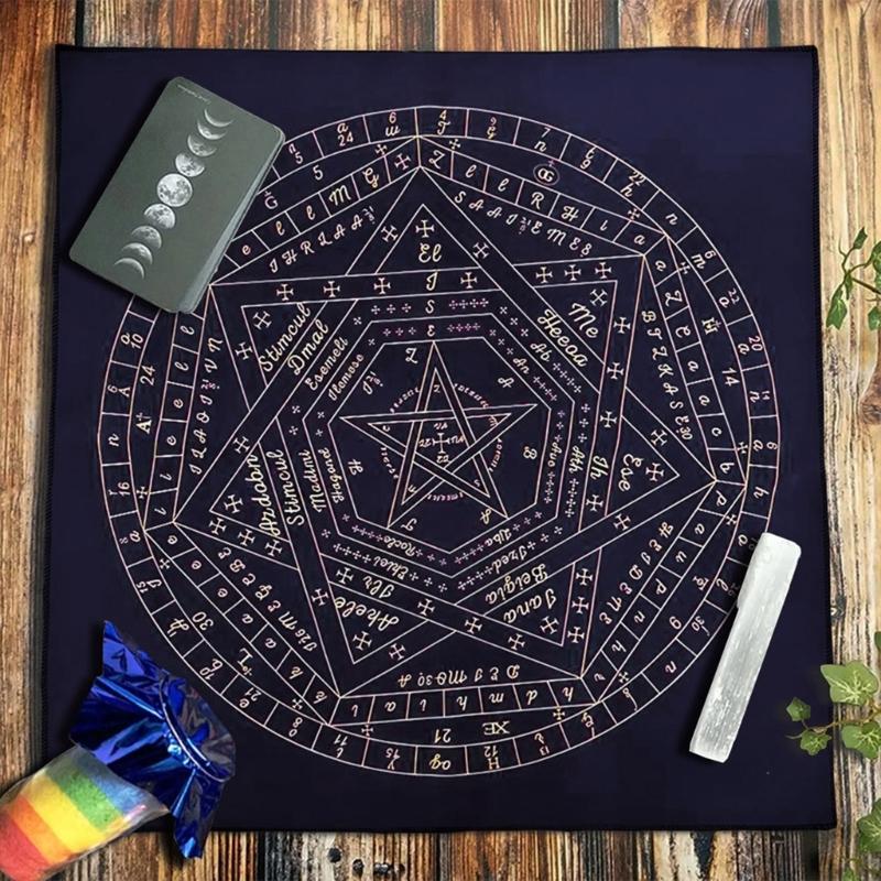 Metaphysical Game Mat Pendulum Divinations Altar Tablecloth Board Game Card Pad
