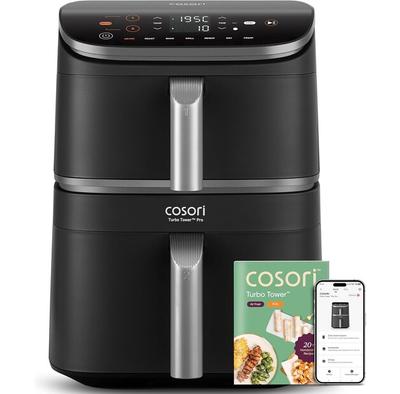 Fritteuse Cosori Turbo Tower Pro Smart schwarz/silber (CAF-DC113S-ADE)