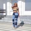 Color Block Patchwork Flare Jeans For Women High Waist Frayed Spliced Bootcut Denim Pants Fashion Street Trousers