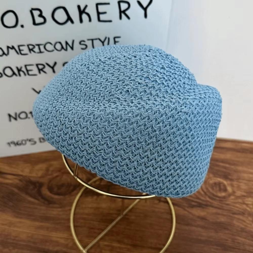 Elegant Straw Pillbox Hat Weave Fedora Hat Fashion Sun Hat  Cocktail Event синий