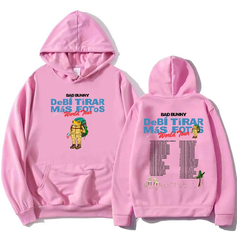 Debí Tirar Más Fotos World Tour 2026 Hoodies Rapper Bad Bunny Streetwear Unisex Long Sleeve Winter Women Sweatshirts Print Tops