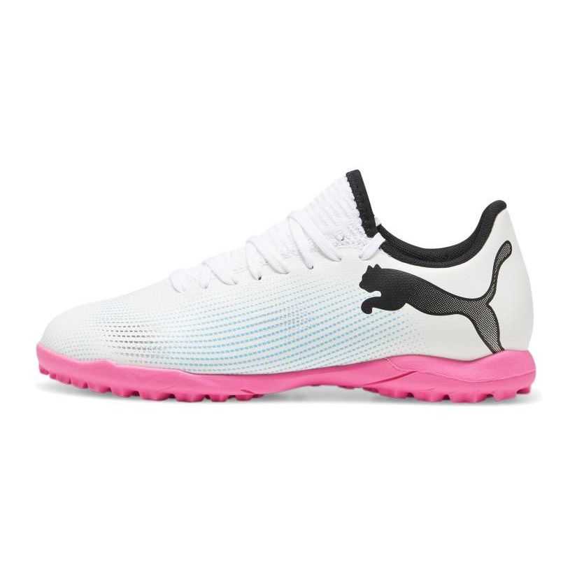 Puma Future Play 7 TF Big Kid Phenomenal Pack Kids Sneakers White Black Poison-Pink 107737-01