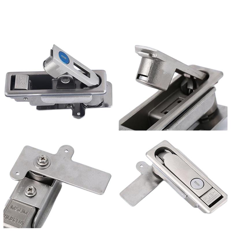 MS712 Stainless Steel Padlock Communication Junction Box Door Lock with Latch