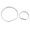 Silver Dashboard Trument Gauge Panel Ring Cover Trim Set Plastic Fit For BMW 3 Series E46 1999 2000 2001 2002 2003 2004 2005