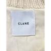 CLANE 17106-2051 Cable Boa Knit Blouson Jacket F IvoryUsed
