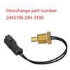 A20K-1 PCS Temperature Sensor Assembly 2443106 244-3106 Metal For Caterpillar CAT 414E 416D 416E 416F 420D 420E 420F 422E 422F 4
