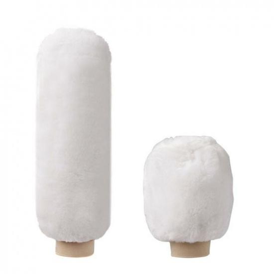 2Pcs/Set Car Handbrake Grip Cover Gear Shift Knob Cover Handle Plush Sleeve Warm