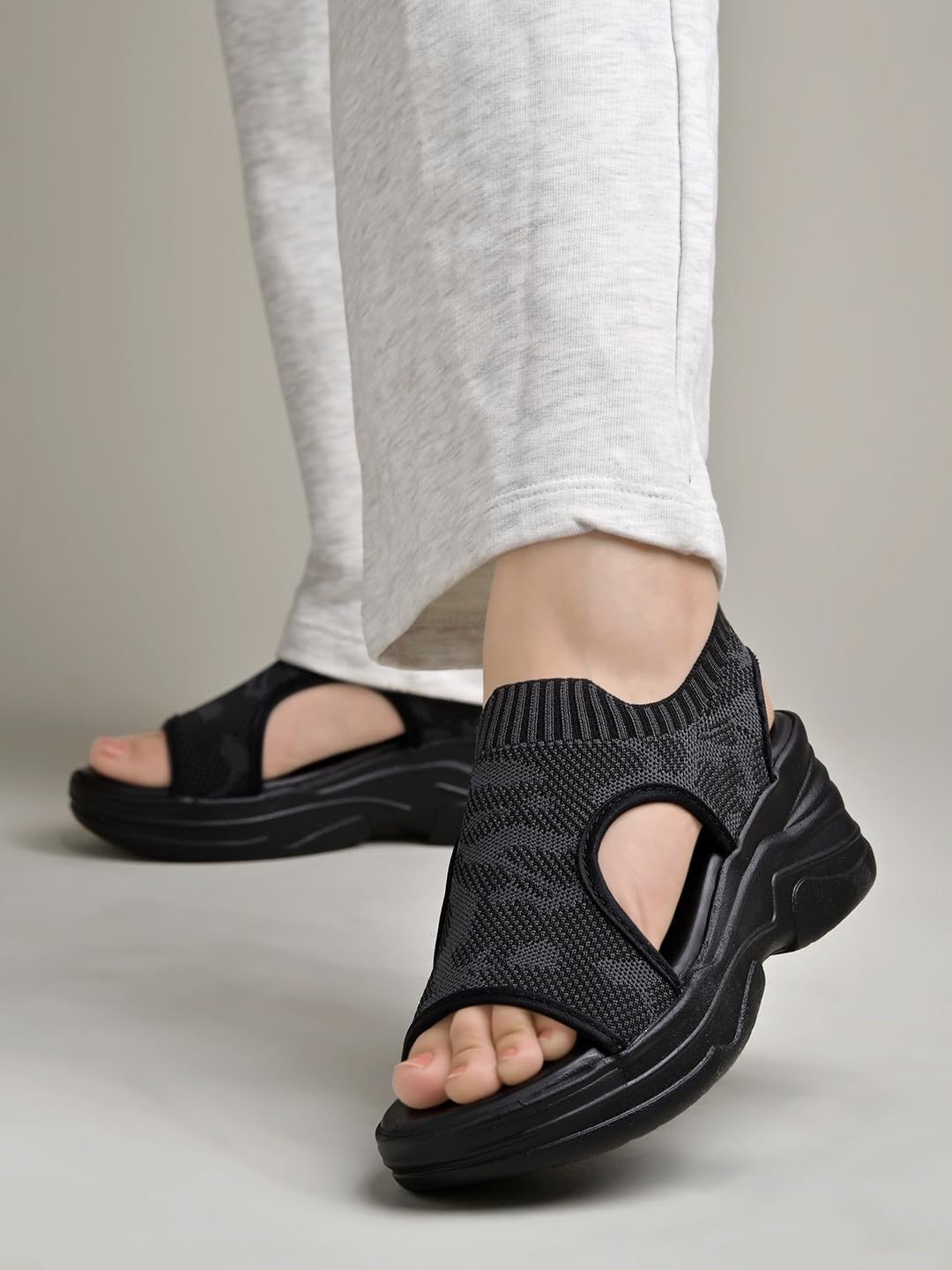 Shoetopia Women S Sandal-3 Kids Uk (Nazi-Black)-Eu36 3 UK чёрный