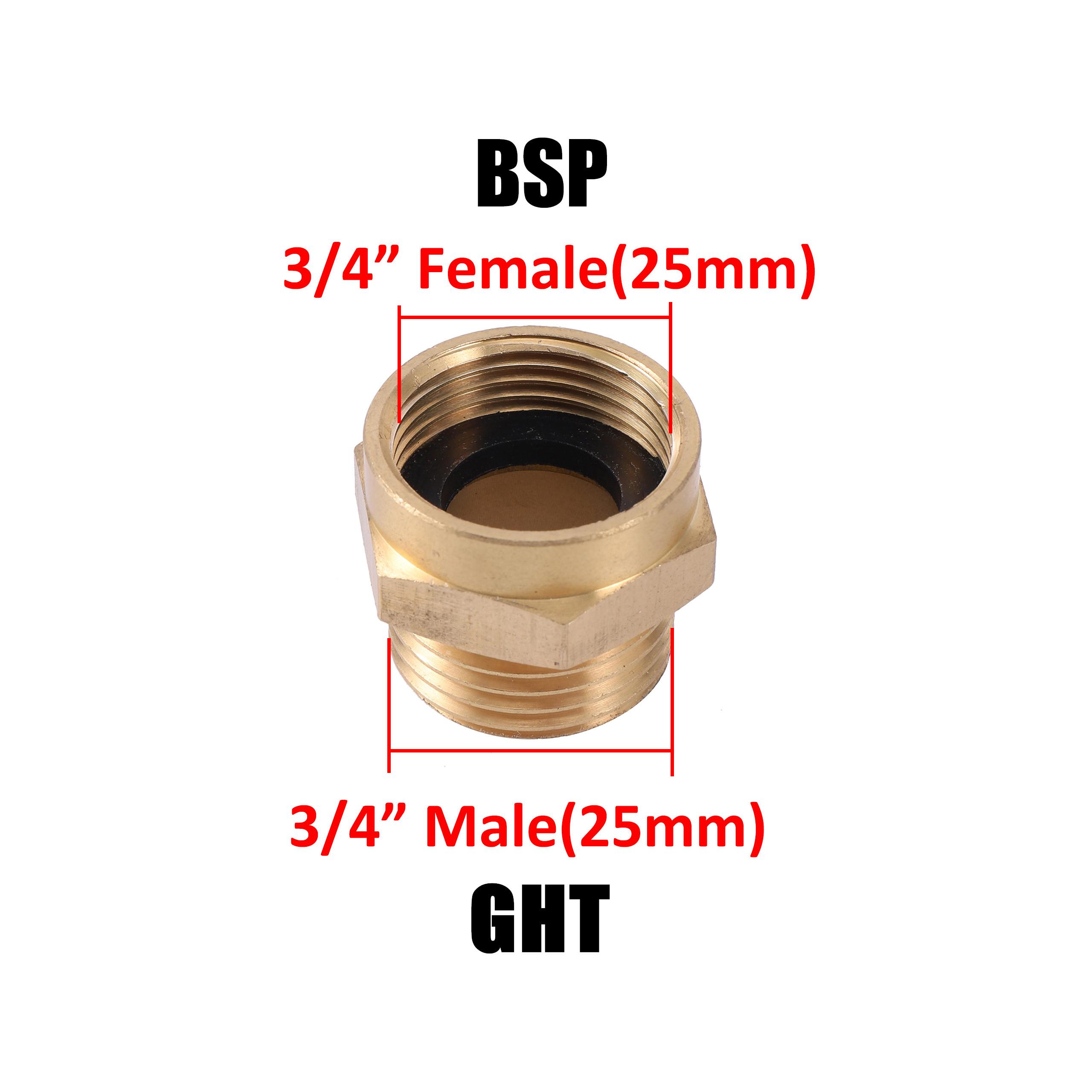 

60mm NPS Female Thread 3/4 BSP Male Thread IBC Tank Adapter Coupling BSP GHT Reducing Connector Irrigation Water Tank Fittings
