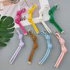 DIY Leather Weaving Car Keychain Pendant - Miu Series Bag Accessory
