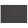 Vidaxl Donica, Czarna, 62X40X39 Cm, Stal