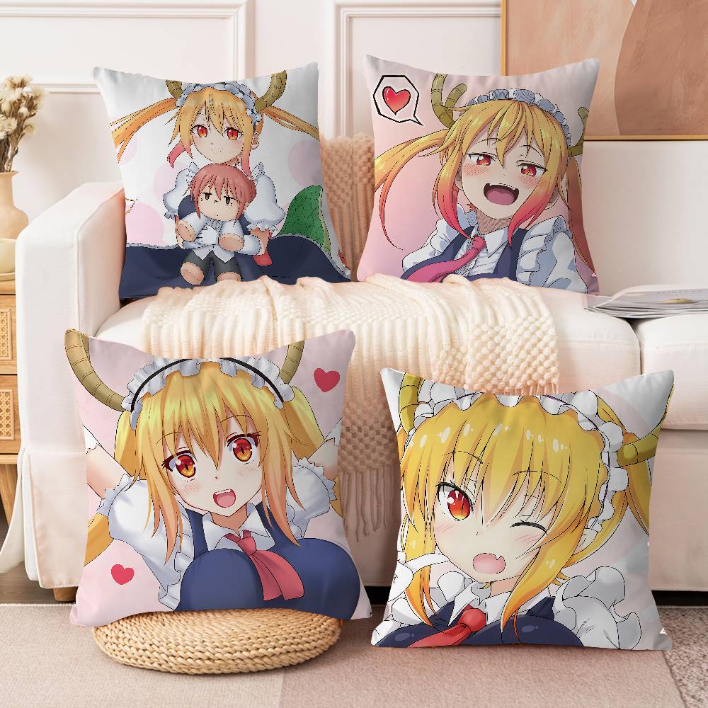 Miss Kobayashi's D-Dragon Maid Pillowcases Home Bedding Decorative Pillow Cover Wedding Super Soft Pillow Case