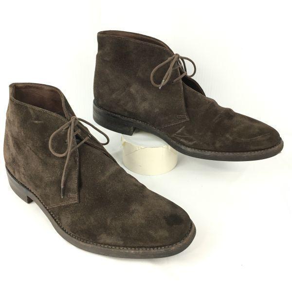 

70s-80s England Made Vintage Loake Chukka Boots Size 7.5/26.0 Dark Brown Suede Men’s