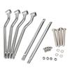Universal Motorcycle Black Saddle Bag Refit Saddlebag Support Bars Mounts Bracket Side Luggage For Harley