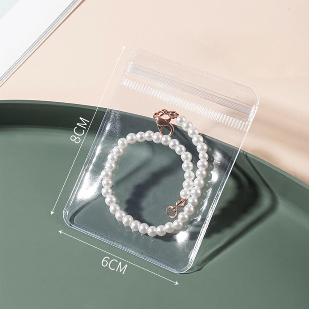 New Transparent Jewellery Storage Book For Earring Rings Necklace Organizer 20 Bags