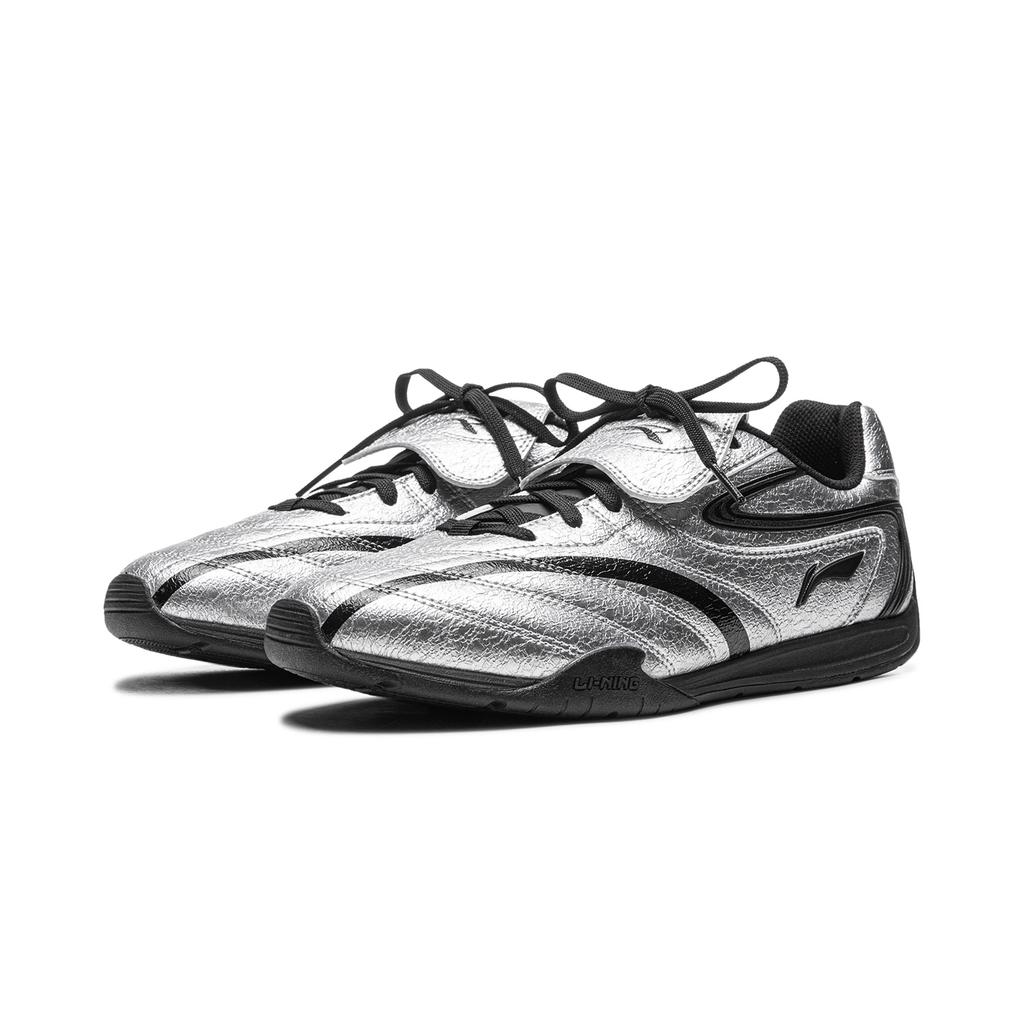 Li Ning Film Pulse Slip Resistant, Abrasion Resistant, Lightweight Low top Casual Shoes Men's Silver AGLV135-5