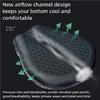 Motorcycle Comfort Gel Seat Cushion Pressure Distribution Sun Protection Water Resistant Pad For Extended Rides