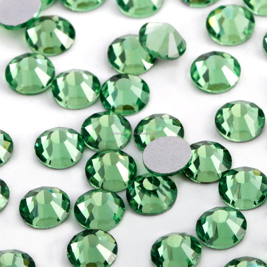 Flatback Loose Rhinestones Glass Glue on Eco-Friendly 12 Facets Bulk 1440pcs for Nail Art