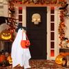 Witch Hat Halloween Porch Goose Outfit Lawn Goose Outfit  Outdoor Courtyard Decoration