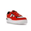 Nike  Air Force 1 Shadow Cracked Leather - Rush Orange Women Sneakers Guava-Ice White Black DQ8586-800