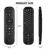 G60SPRO BT 2.4G Controle remoto de voz de modo duplo com teclado giroscópio de 6 eixos para Smart TV Android TV BOX PC