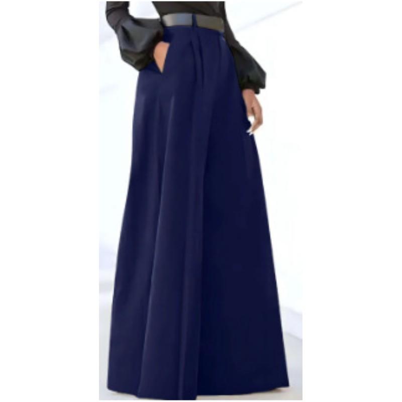Women's Spring and Summer High Waist Temperament Elegant Pants Thin Section Casual Flared Pants
