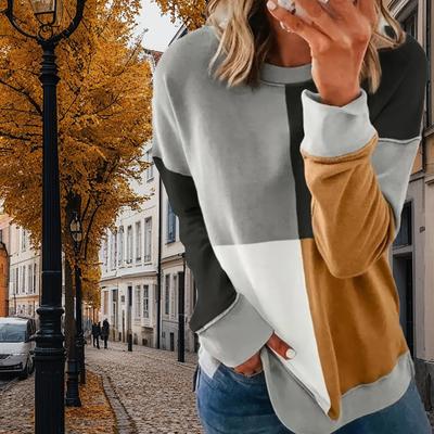 Autumn New Wide Stripe Printing Hoodie Women Baseball Uniform