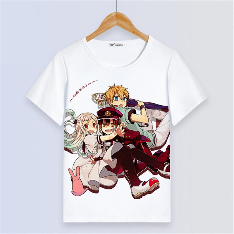 Toilet-Bound Hanako-kun Cartoon Women Cute Tshirt Short Sleeve Tops Women 2020 Summer T-shirts Harajuku Couple Clothes