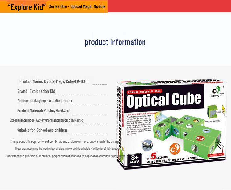 Kid's Science Magic Cube: Educational DIY Experiment Set