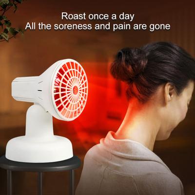 Therapy Lamp EU Plug Infrared Phototherapy Desk Lamp Adjustable Angle Red Therapy Light Device for Home