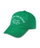 DOLPHIN WAVE APPAREL Dolphin Lettering Ball Cap Green