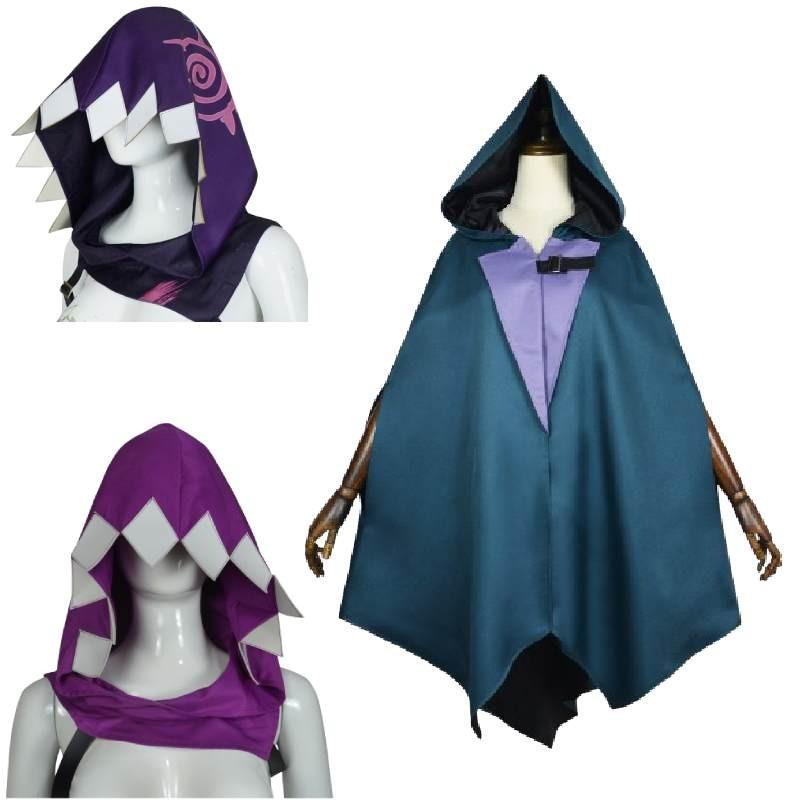 Arcane League Of Legends Jinx Cosplay Cloak With Polyester Fabric For Halloween And Role Play