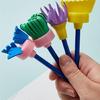 Washable Sponge Art Set Toddler Early Learning Painting Tool For Wall Decoration Greeting Cards Fabric Printing Project