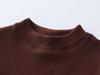 Women's Winter Warm Velvet Base Layer Shirt - Slim Fit, Long Sleeve, Half High Collar