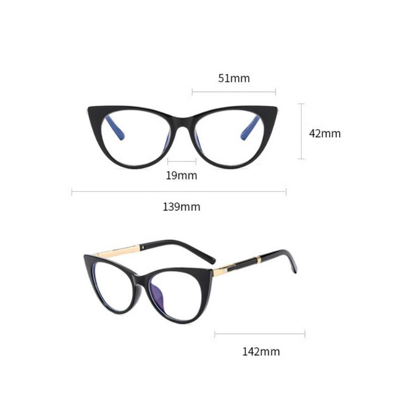 New Cat Eye Anti Blue Light Reading Glasses Women Fashion Design Outdoor Optical Reading Eyewear