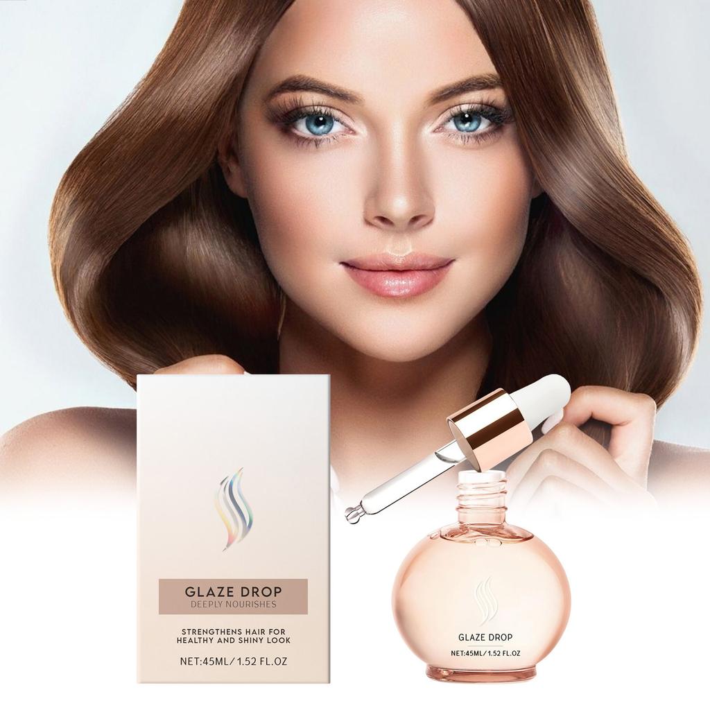 Glaze Drop,45ml Nourishing, Smooth And Improves Frizzy Hair, Hair  Oil,