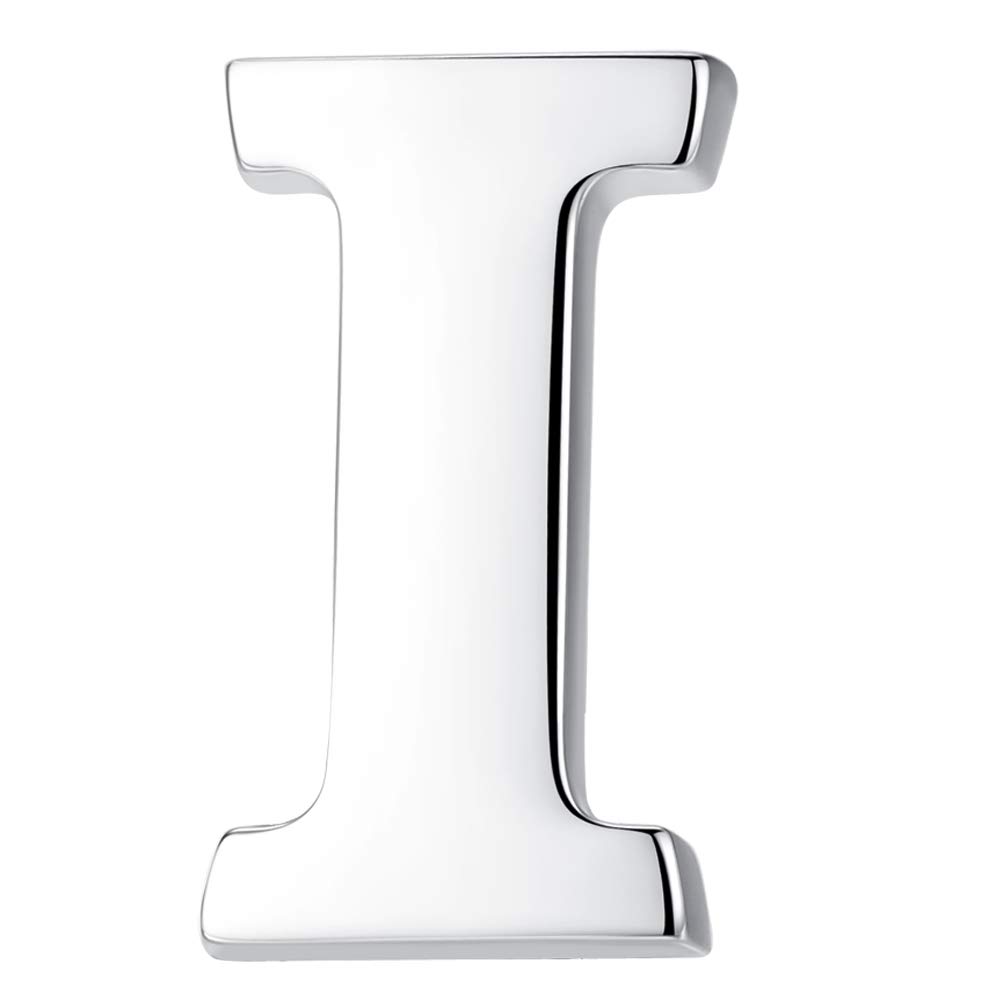 

HONEY BEAR Brooch Clip Letter Initial Alphabet Unisex Costume Stainless Steel Wedding Business Stainless Steel A-Z Gift,