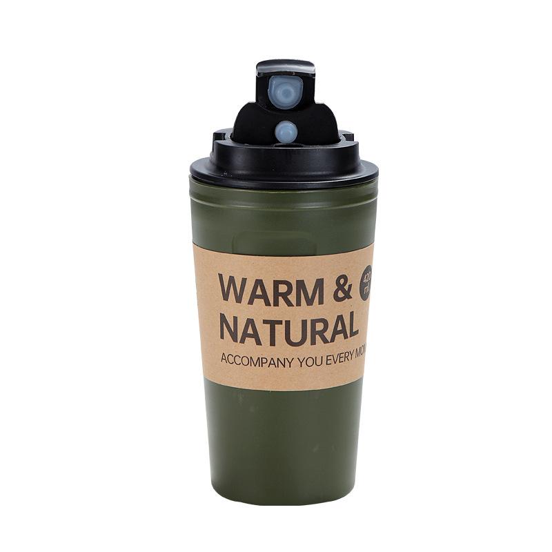 380Ml/510Ml Dubbele Rvs 304 Koffie Thermos Mok Lekvrije Antislip Auto Vacuüm Heupfles Reizen Thermische Kop Waterfles
