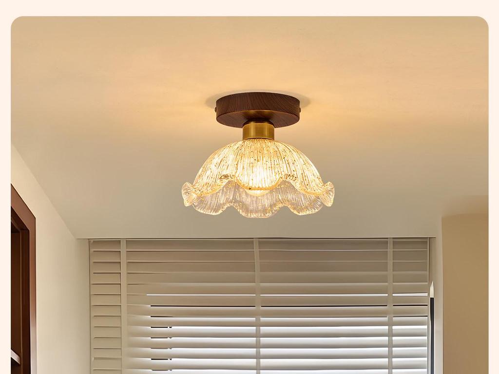 Chinese Style Luxury Corridor & Balcony Ceiling Light - French Retro Design