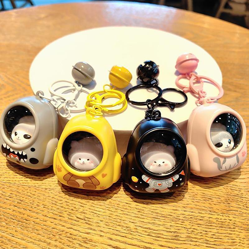 1Pc Schlüsselanhänger Taschenlampe Niedliche Bärentasche Kleines Nachtlicht Schlüsselanhänger Kawaii Taschen Hängen Web Promi Atmosphäre Licht Schlüsselanhänger Taschenlampe