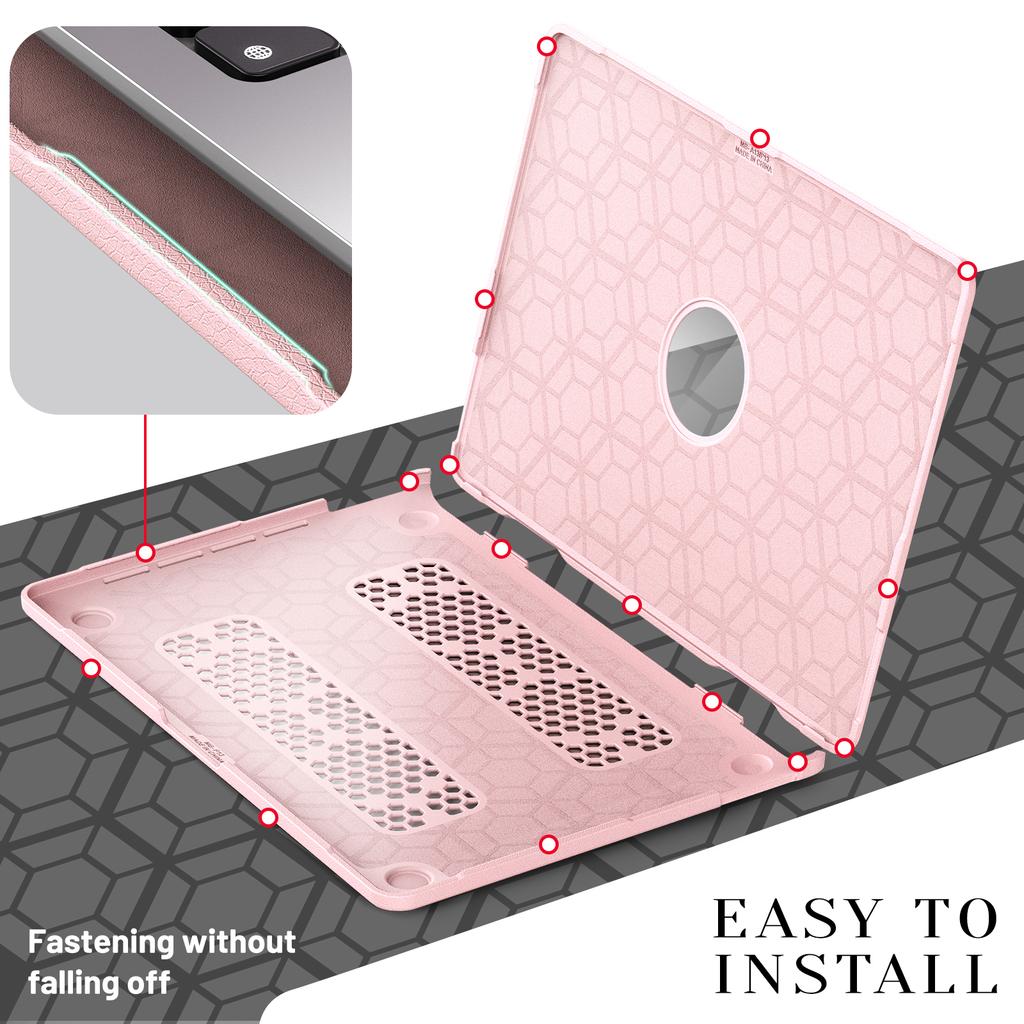 Laptop Case for MacBook Pro 13 inch (2020)/(2019)/(2018)/(2017)/(2016)/A1706/A1708/A1989/A2159/A2338/A2289/A2251 Notebook Kickstand Cover