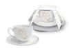 Cup With Decorated Saucer For Godparent Gift For Communion
