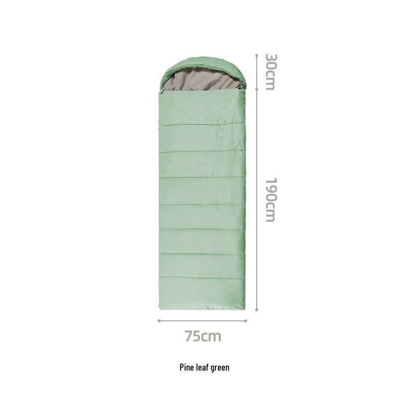 A1R Four-Season Camping Sleeping Bag - Skin-Friendly, Thick, Cotton, Splicable, Warm Envelope Style for Outdoor Use.