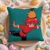 Cartoon R-Ranma1 2 Cushion Cover Short Plush Double-Sided Printing Home Machine Washable In Warm Winter Pillow Case