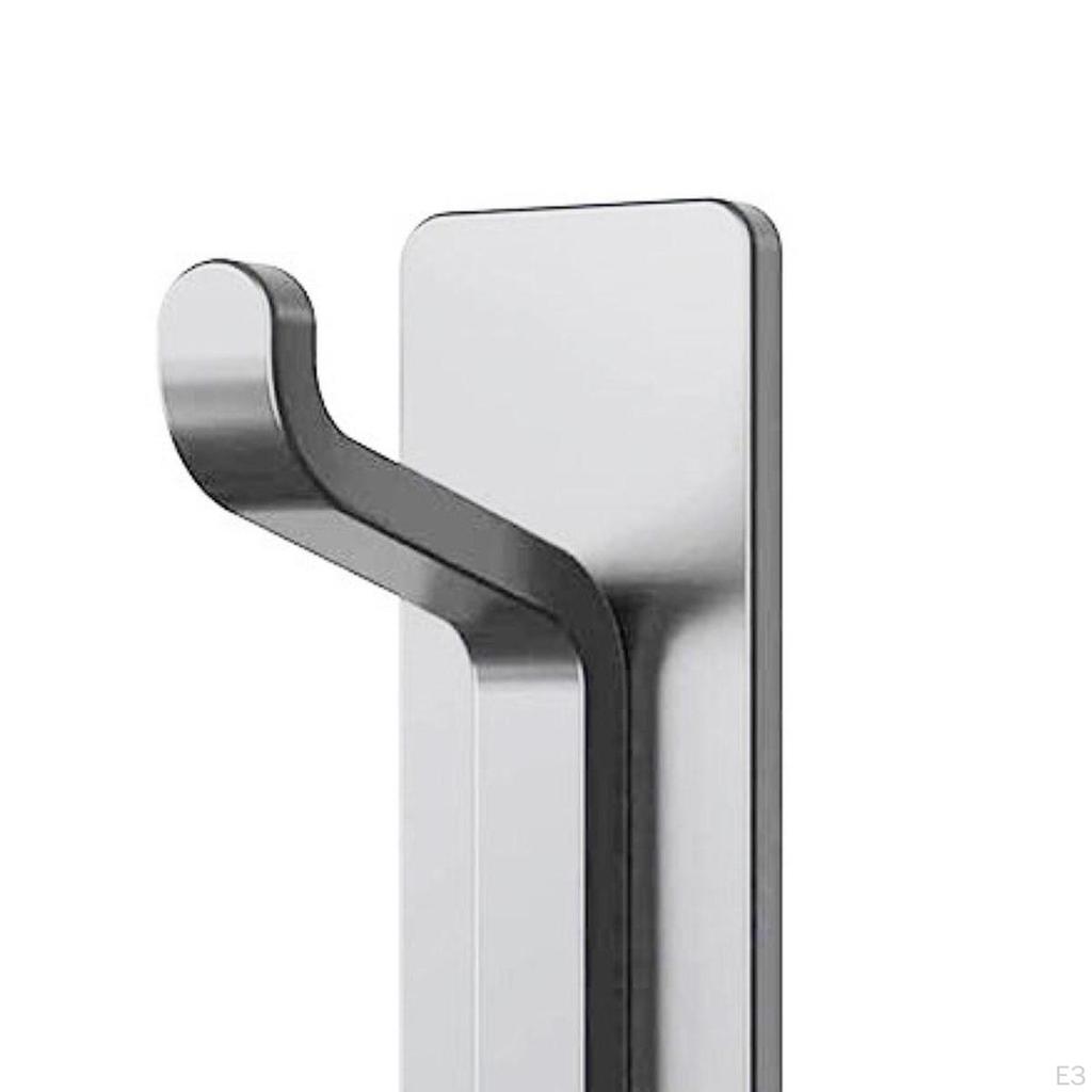 4 Pack Over The Door Wall Hooks, Heavy Duty Key Hanger, Mounted Hooks for Clothes, Office,